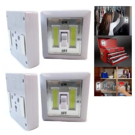 Set 2 x Intrerupatoare fara fir cu LED Super Bright Switch
