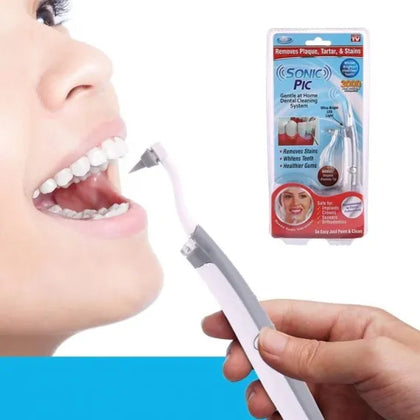 Curatare dentara cu ultrasunete Sonic Pic cu lumina led, 2 capete, 3000 vibratii