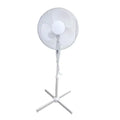 Ventilator cu picior 50w, 16inch, 3 viteze, inaltime reglabila, Alb