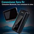 Sonerie video inteligenta Wireless, Ecran IPS 4.3 inch, Night Vision, Senzor IR, Interfon Video HD, 8MP, comunicare bidirectionala, unghi de vizualizare 170°, baterii incorporate