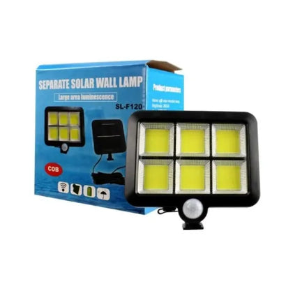 Lampa cu panou solar LED, PIR, Senzor de miscare, Telecomanda