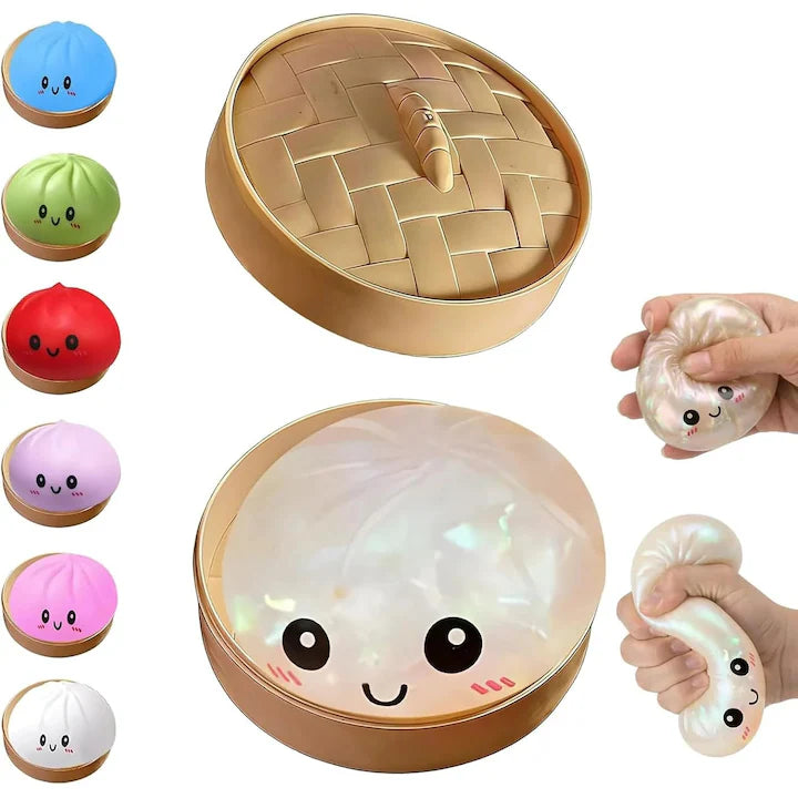 Jucarie interactiva - Dumpling Squishy – Mystery Box
