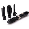 Perie de par cu uscator 4 in 1, Negru