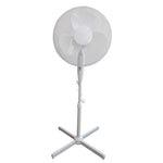 Ventilator cu picior 50w, 40 inch, 3 viteze, inaltime reglabila, Alb