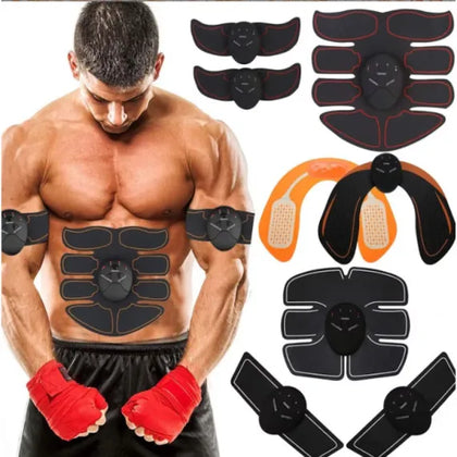 Aparat Tonifiere Muschi si Slabire, Stimulator muscular, Kit Smart Fitness EMS, multicolor, 5 moduri, intensitate variabila