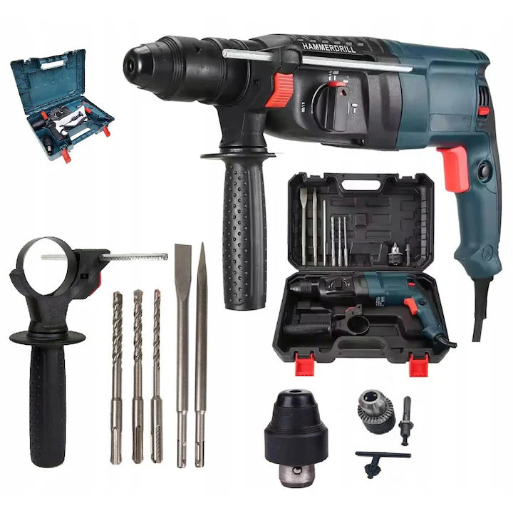 Ciocan rotopercutor, 3050W, 4 functii