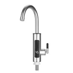 Robinet electric instant, Golxmse, 3000W, afisaj digital, protectie scurgeri, argintiu, RY-019