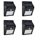 Set de 4 lampi LED cu incarcare Solara si Senzor de Miscare - 20 Led