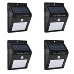 Set de 4 lampi LED cu incarcare Solara si Senzor de Miscare - 20 Led