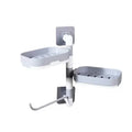 Suport rotativ multifunctional, pentru baie, din plastic rezistent