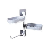 Suport rotativ multifunctional, pentru baie, din plastic rezistent