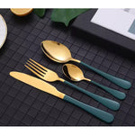Set tacamuri 24 piese cu suport, otel inoxidabil