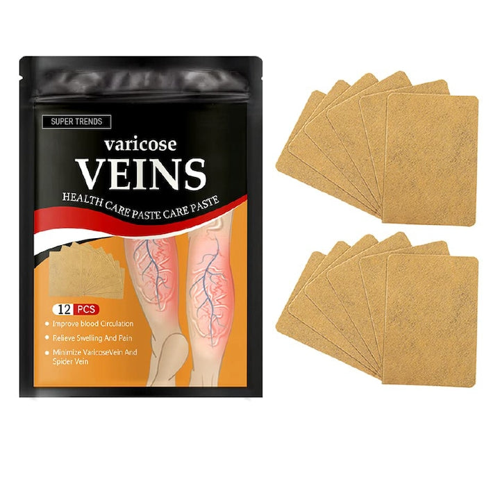 Plasturi Pentru Varice, Pentru Repararea Venelor Tip Panza de Paianjen, 12 bucati