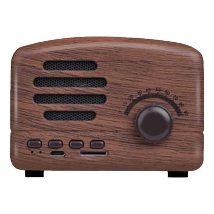Boxa portabila Fokelyi vintage Bluetooth, bass puternic, compacta, pentru interior si exterior