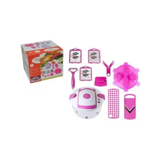 Razatoare multifunctionala Multi Salad Chef, rapid si sigur, feliezeaza si taie legumele cuburi