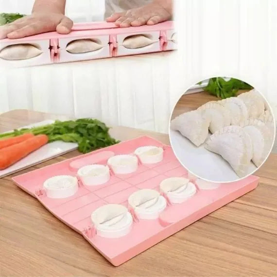 Dispozitiv pentru coltunasi, paste ravioli sau gnocchi, 8 recipiente