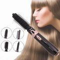 Perie de par cu uscator 4 in 1, Negru