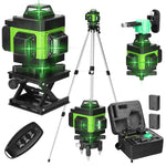 Nivel laser 16 linii, sistem auto-nivelare, impermeabil IP54, dimensiuni 130x103x132mm