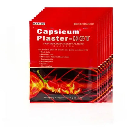 Plasturi antireumatici cu ardei iute, set 100 bucati