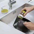Perie de Curatare Multifunctionala cu Dispenser de Sapun, pentru Vase si Chiuveta