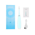Scaler dentar electric portabil, 5 moduri ajustabile, albastru, 19.3x3cm