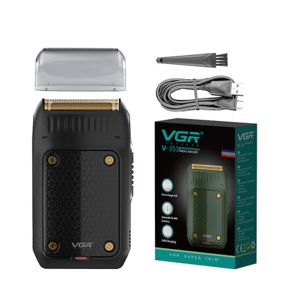 Aparat de ras electric pentru barbati, LED, USB