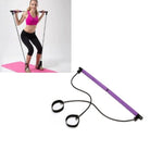 Bara Fitness cu Benzi Elastice Multifunctionala din Latex pentru Tonifiere Masa Musculara si Yoga