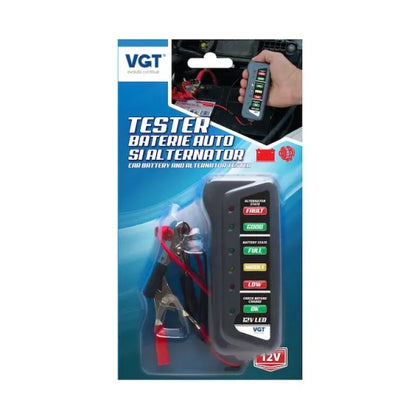Tester baterie auto si alternator