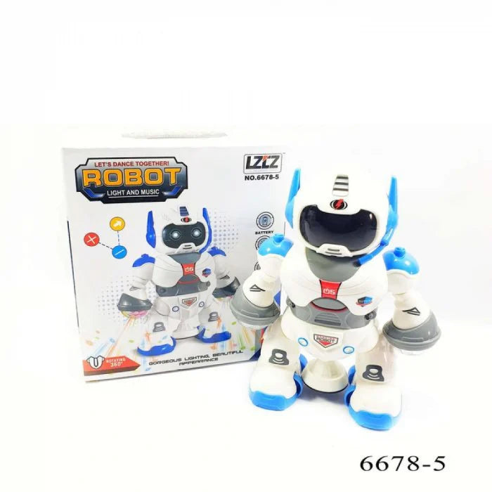 Robotel dansator Dancing Toy cu sunet si lumina