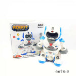 Robotel dansator Dancing Toy cu sunet si lumina