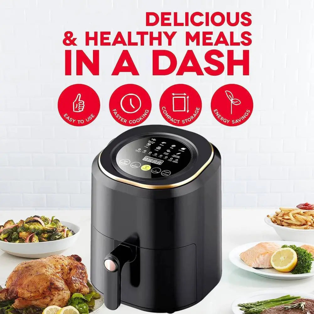 FRITEUZA FARA ULEI CU AER CALD, 1400 W FUNCTIE DE COACERE, PRAJIRE 7,5L AIR FRYER