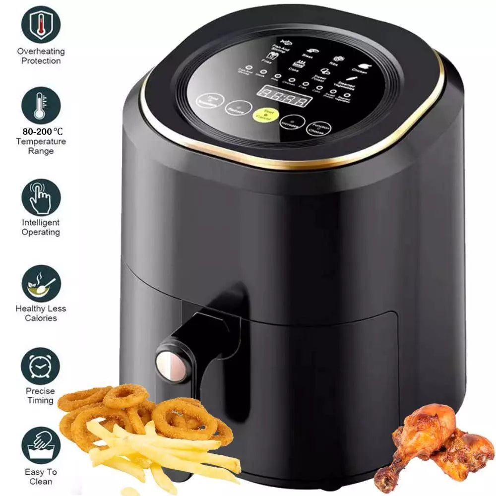 FRITEUZA FARA ULEI CU AER CALD, 1400 W FUNCTIE DE COACERE, PRAJIRE 7,5L AIR FRYER