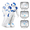 Jucarie Robot inteligent, cu telecomanda, alb