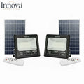 SET DE 2 BUCATI -Proiector Solar  200W Lampa cu incarcare solara + Panou Solar si Telecomanda (copie)