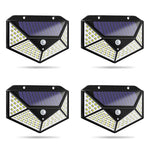 Set de 4 Lampi solare cu senzor de miscare, 100
