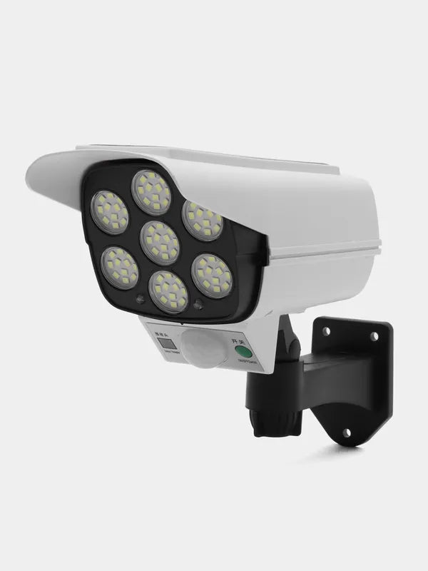 Lampă solară cu design de cameră de supraveghere falsa