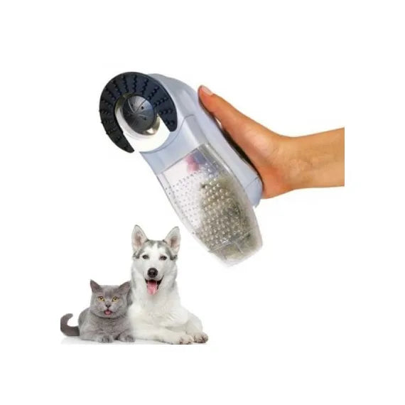 Aparat curatare blana animalelor, perie cu vacuum