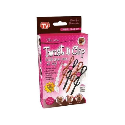 Twist N Clip - CLEME DE PAR, 3 bucăți