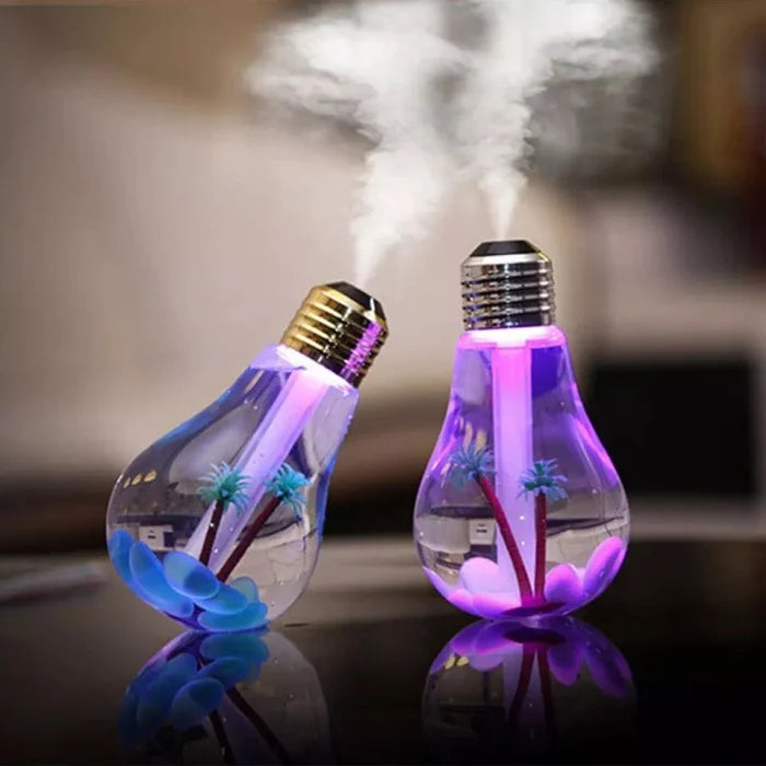 Umidificator difuzor uleiuri aromate bec lumina led Bulb