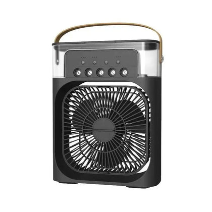 Venitlator Portabil cu Vapori de Apa, 3 Moduri Pulverizare, 600ml, Lumina LED