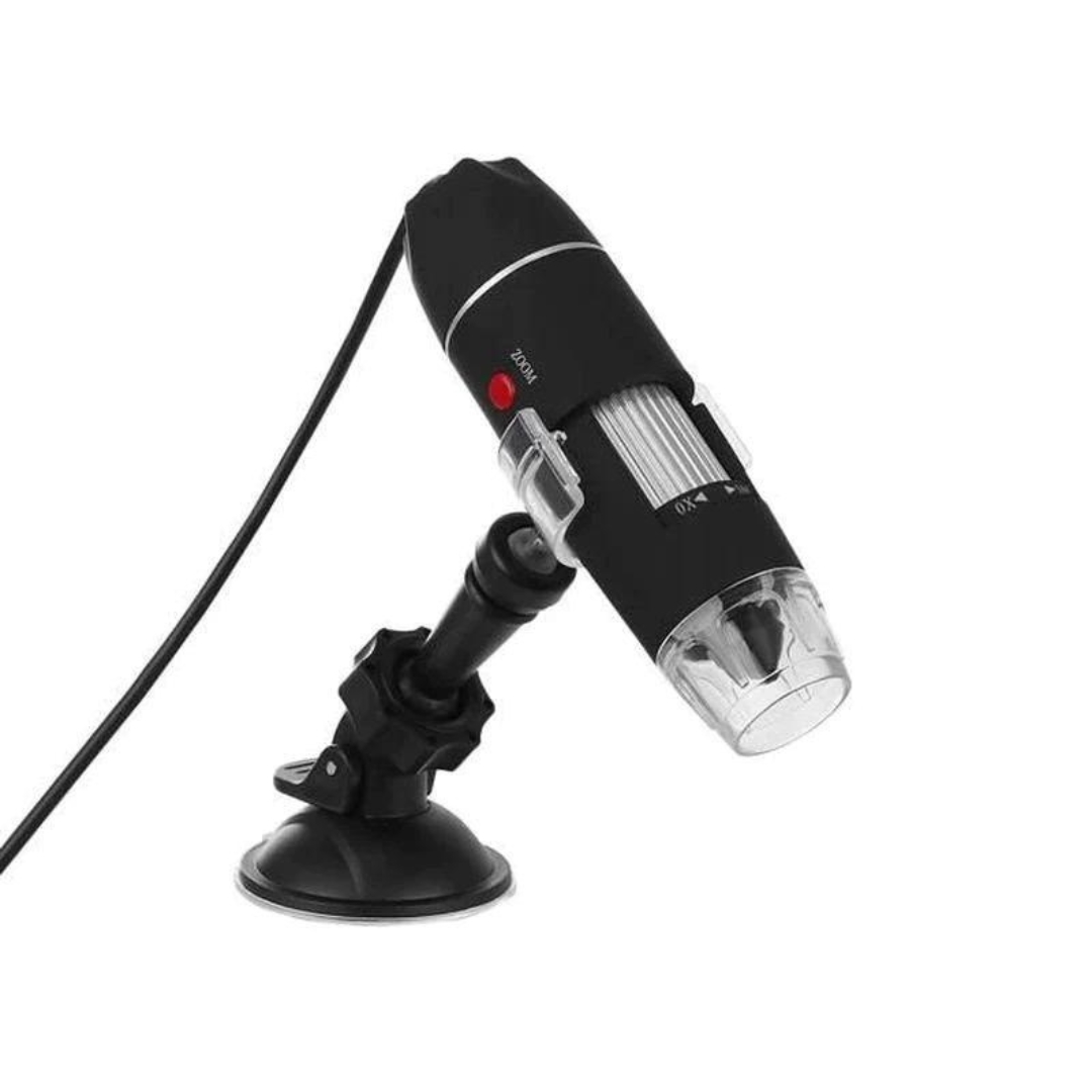 Microscop digital portabil 500X, USB, foto-video, 8 LED-uri, zoom digital 5X 1